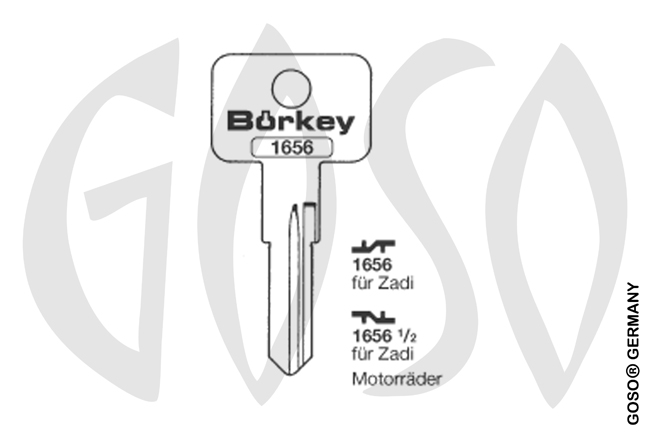 Brkey car key JMA-ZA-5DP BO-1656