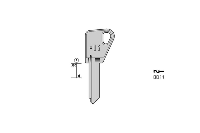 cylinder key Standard steel  KL-BD11 S-BD6 BO-1614 JMA-BRI-6D