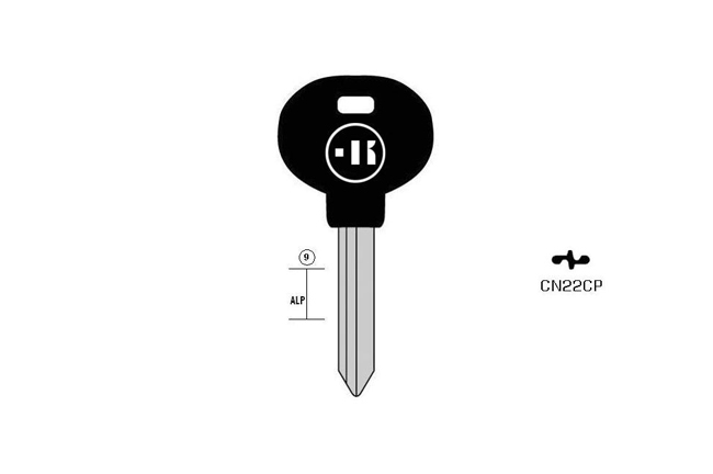 Sonder car key plastic head Neusilber KL-CN22CP#K350 S-SX9AP BO-1602PS79 JMA-SIX3P