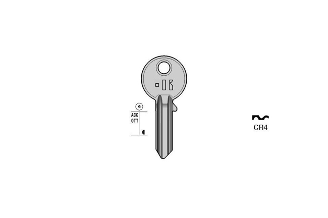 cylinder key Standard Messing KL-CR4 S-CC3 JMA-COR-37