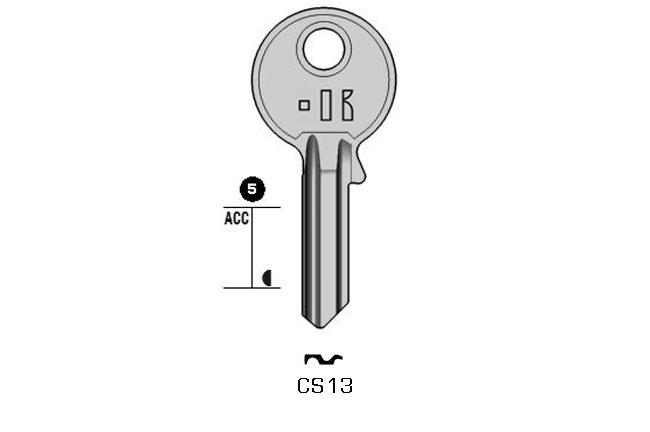 Gngige cylinder key  KL-CS13 S-CE7 BO-1107M JMA-CE-1D