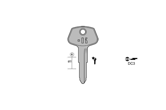 car key Messing KL-DC3 S-MIT1R BO-1085%M JMA-MIT1I