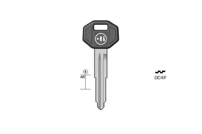 Autoschlssel Stahl Plastikkopf KL-DC4P#K141 S-MIT5RP BO-1361%BP39 JMA-MIT-5