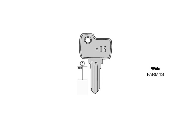 car key KL-FARM4S S-FAR4R BO-1699 JMA-FAR-4D