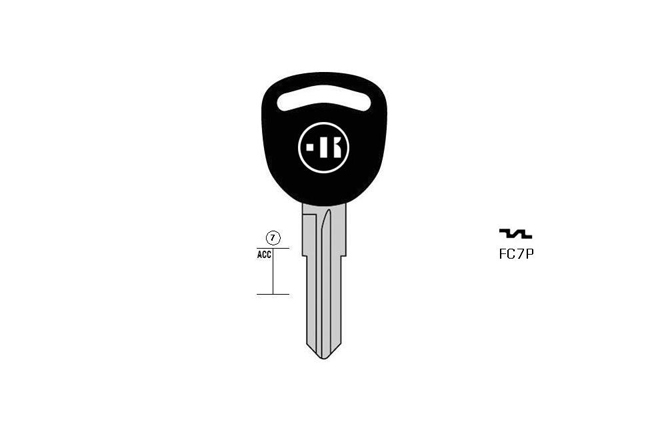 car key steel plastic head KL-FC7U S-FO10AP BO-961NPS46 JMA-FOTXP