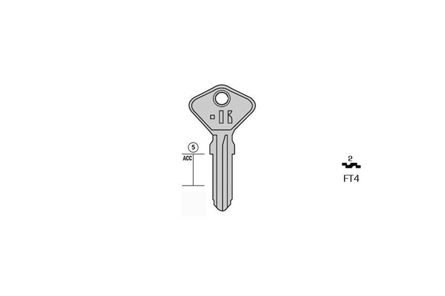 car key KL-FT4 S-AF4A BO-734 JMA-AF-6I