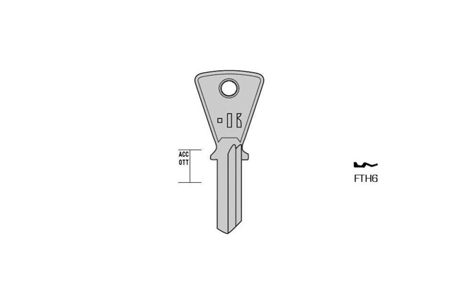 cylinder key Standard steel  KL-FTH6 S-FH6 BO-1030 JMA-FTH-3