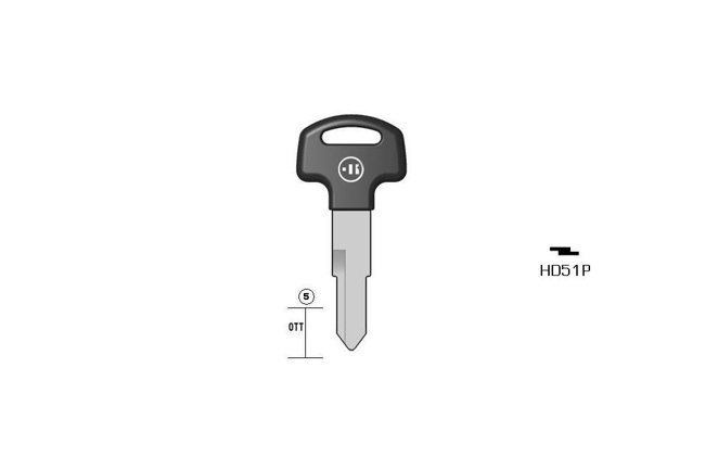 car key Messing plastic head KL-HD51P S-HON31BP BO-1243%PS23 JMA-HOND-20P