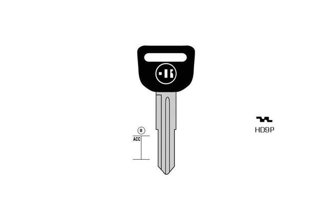 Autoschlssel Stahl Plastikkopf KL-HD9P#K141 S-HON45RP BO-1488PS37 JMA-HOND-15P