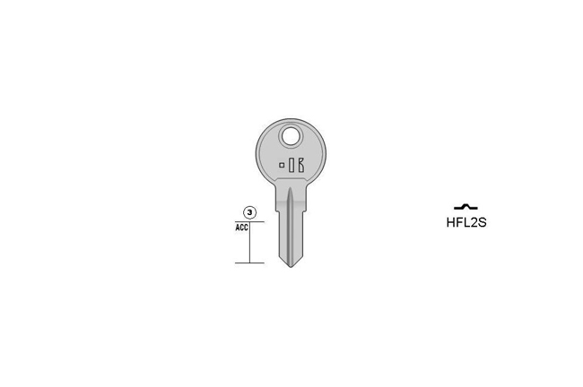 Gngige cylinder key  KL-HFL2S S-HF73R BO-1786% JMA-HAF-4