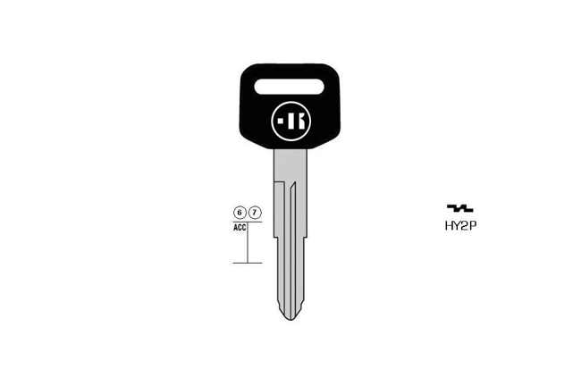 car key steel plastic head KL-HY2P#K141 S-HYN2RP BO-170000T31 JMA-TPX3HY-11.P1