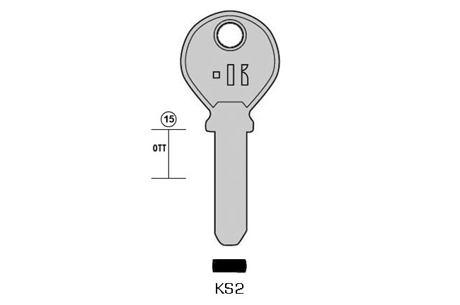 Bohrmuldenschlssel Messing KL-KS2 S-KE3 BO-1365 JMA-KE-3