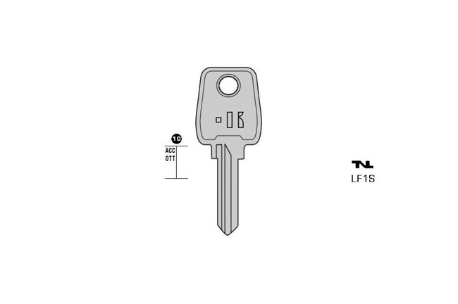 Gngige cylinder key  KL-LF1S S-EU1R BO-1447 JMA-EU-1