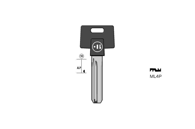 Bohrmuldenschlssel Messing plastic head KL-ML4P#K350 S-MTK4RP BO-1470 JMA-MUL-T3P