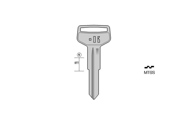 car key Messing KL-MT6S S-MIT6R BO-150900T31 JMA-MIT6P
