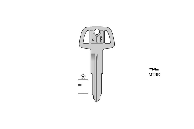 car key Messing KL-MT8S S-MIT11R BO-1643 JMA-MIT-14D