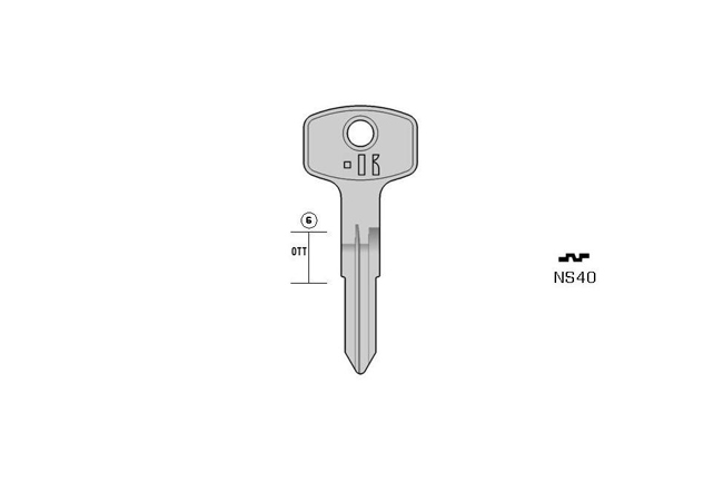 car key Messing KL-NS40 S-DAT6 BO-986%L JMA-DAT1I