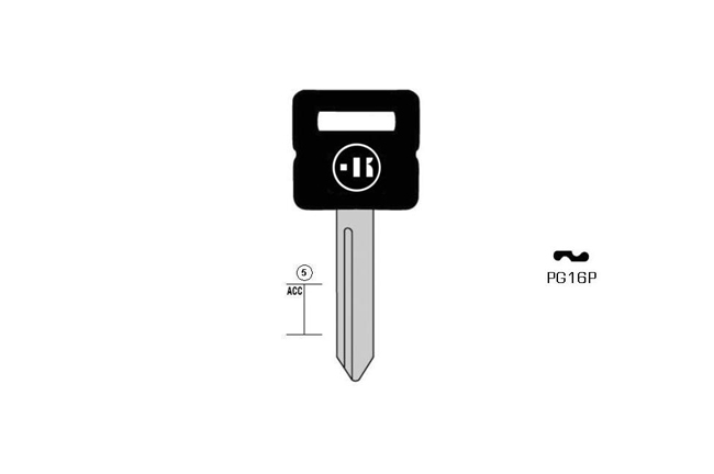 car key steel plastic head KL-PG16P#K141 S-SX6FP BO-1315PS78 JMA-SIX1P1