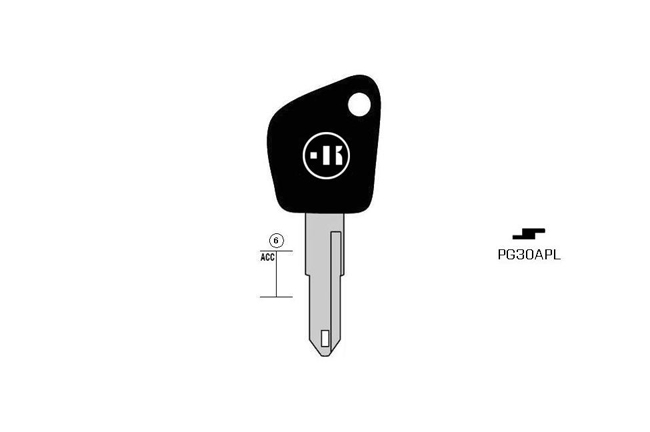 car key steel plastic head KL-PG30APL#K141 S-NE72KP BO-1374BPS97 JMA-NE-20P2