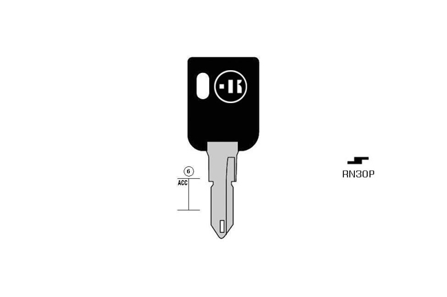 car key steel plastic head KL-RN30P#K141 S-NE55DP BO-1374BPS98 JMA-NE-19P1