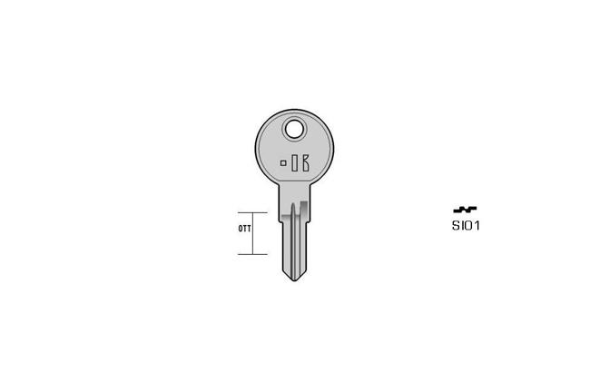 cylinder key Standard Messing KL-SIO1 S-SSO2 BO-1416 JMA-SSO-2