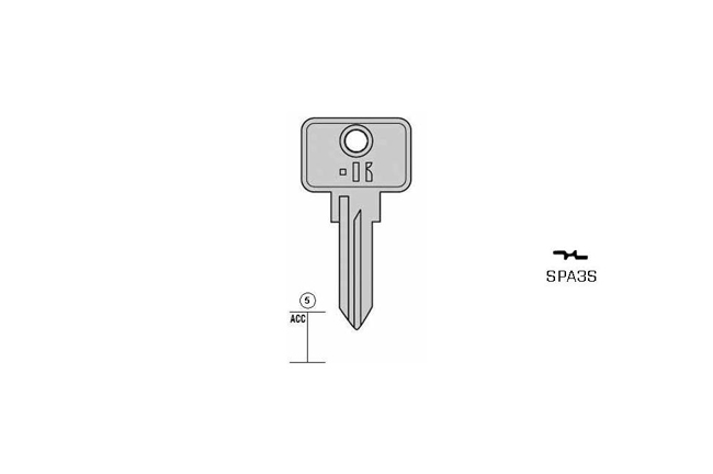 car key KL-SPA3S S-SSA3R BO-584 JMA-SI-1D
