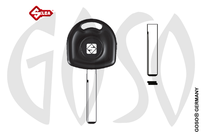 Silca car key for Opel S-GM45TE