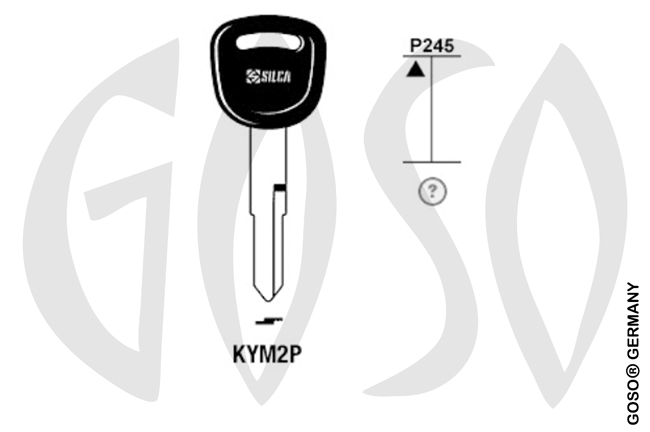 Silca key shell S-KYM2P JMA-KYM2P