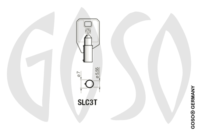 SILCA Tubular Zylinderschlssel Standard S-SLC3T
