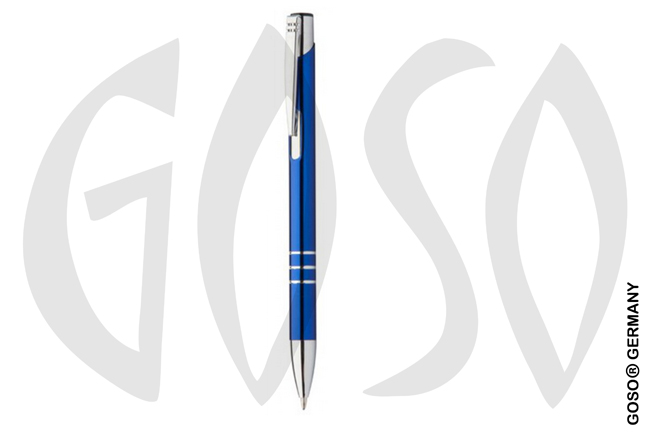 Laser Gravur Gravurmaterial Aluminium Kugelschreiber blau 2811-2