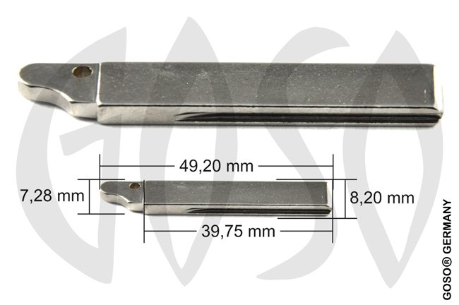 Key Blade Blank for Citroen Peugeot 1 pc. folding key blank Hu83 1968