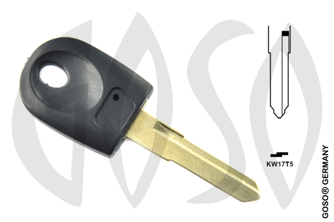Key Shell for Ducati motorcycle key housing black 2682