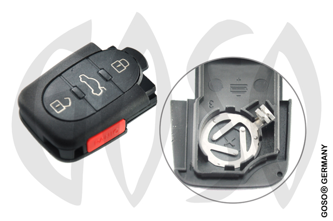 Key Shell for VW Audi 2-button folding key housing 2934