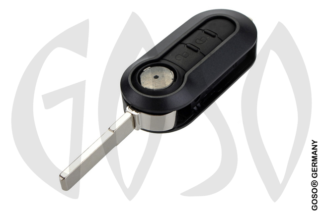 Key Shell for Fiat (black) SIP22 3436-2