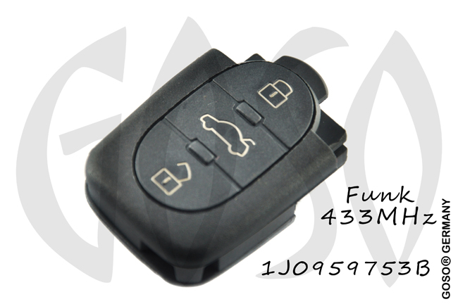 Remote Key for VAG VW 433MHZ ASK 1J0959753B 3B 4471