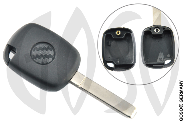 Goso - Key Shell for  Citroen radio key blank VA2T housing 4549