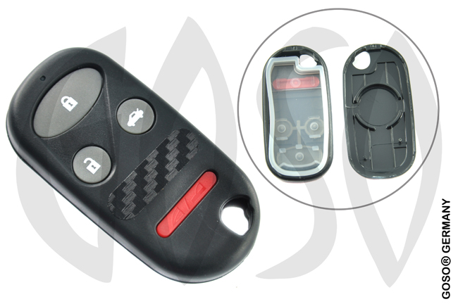 Key Shell for Honda Accord panic 4 buttons 4815