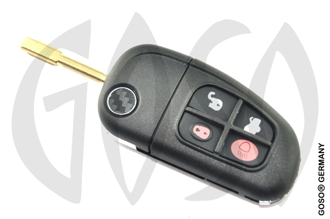 Key Shell for Jaguar Key flip shell 4 button FO21 4990
