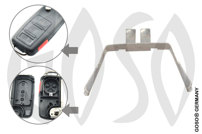 Batterie Clip Halterung fr VW  VAG Audi  Seat Skoda  #12 5041-12