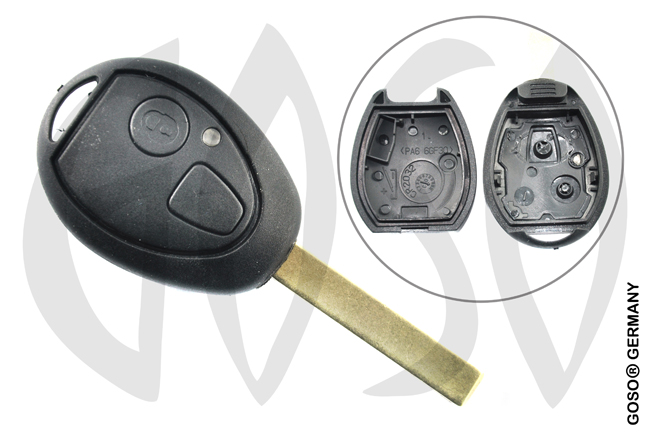 Key Shell for Mini Cooper key housing blank 2 button HU200RS2 5270