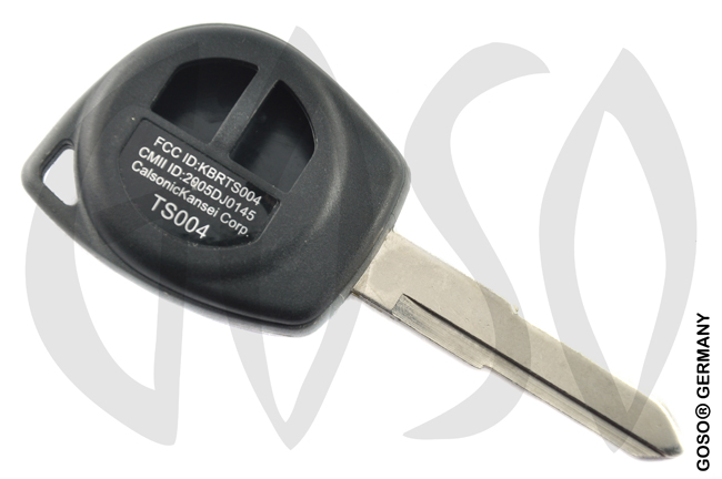 Key Shell for Suzuki Subaru 2 Button key blank HU87RS2 5461-2