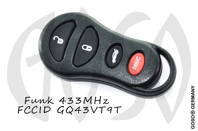 Remote Key for Chrysler 433MHz 4B Panic GQ43VT9T extern 5782
