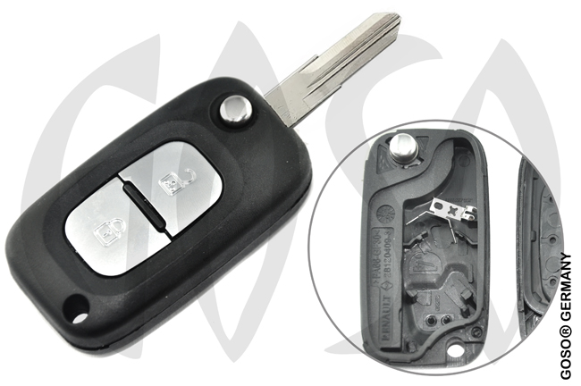 remote key shell blank for Renault 2 buttons VAC102 5867-2