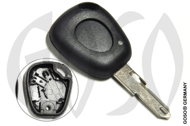 Key Shell for Renault key blank housing 1 button small 5942