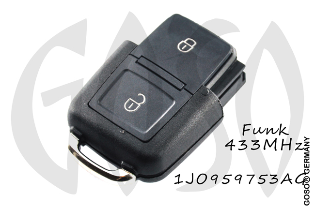 Remote Key for  VAG VW Seat Skoda  433MHZ ASK 2T 1J0959753AG OT 6451