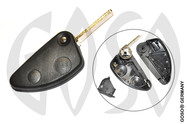 Key Shell for Fiat alfa 2 button 7946