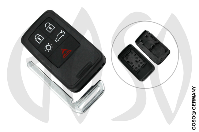 Key Shell for Volvo Keyless 5T Panic 8325-2