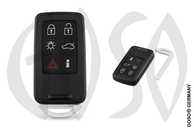 Key Shell for Volvo Keyless 6T Panic 8325-5