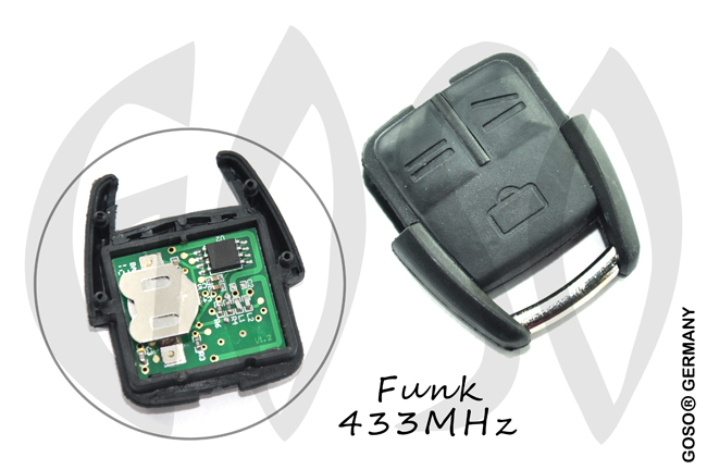 Remote Key for Opel 433Mhz 3 Button 8776