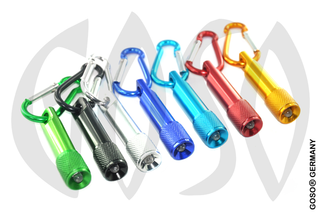 Keychain Mini 1 LED Flashlight Carabiner 8868